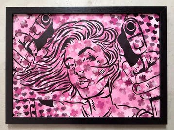 PYeahs (1980) - Shooting Girl (Pink), Antiquités & Art
