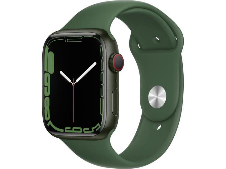 Apple Watch Series 7 - Smartwatch 4G - Zuurstofmeting ECG -, Handtassen en Accessoires, Smartwatches, Zo goed als nieuw, Verzenden