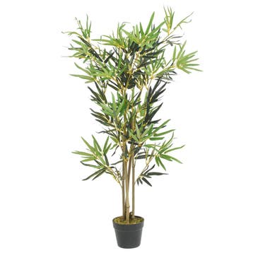 vidaXL Kunstplant bamboe 552 bladeren 120 cm groen, Verzenden, Nieuw