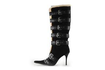 Jeffrey Campbell Enkellaarzen in maat 39 Zwart, Verzenden, Zwart, Lage of Enkellaarzen, Zo goed als nieuw