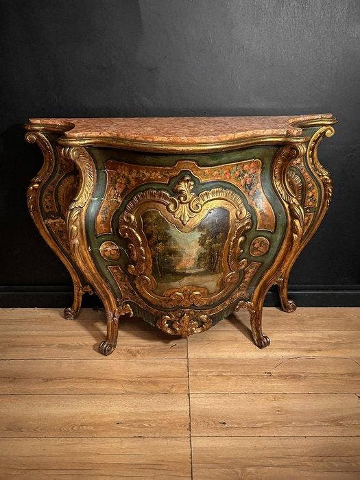 Wandtafel - Hout, Marmer, Antiquités & Art, Antiquités | Autres Antiquités