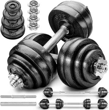 Dumbells set - Gewichten set - Halterset - Gietijzer - 40 kg, Verzenden, Nieuw