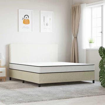 vidaXL Binnenveringmatras middelhard 180x200 cm, Verzenden