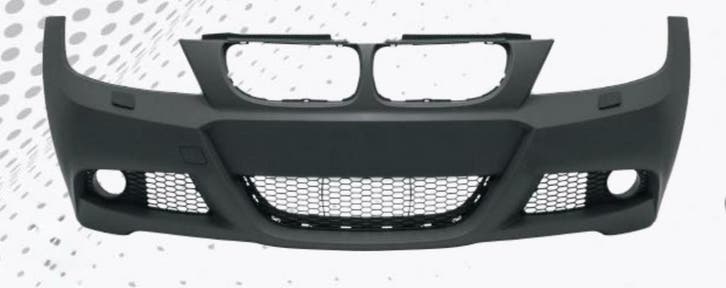 BMW E90/E91 08–11 M-Tech voorbumper – met koplampsproeiers, Autos : Pièces & Accessoires, Carrosserie & Tôlerie