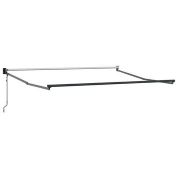 Stijlvolle antraciet luifel 3,5 x 2,5 m - Direct schaduw..., Gebruikt, Verzenden, 150 tot 300 cm, Markies