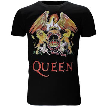 Queen Classic Crest Logo Band T-Shirt, Kleding | Heren, Nieuw