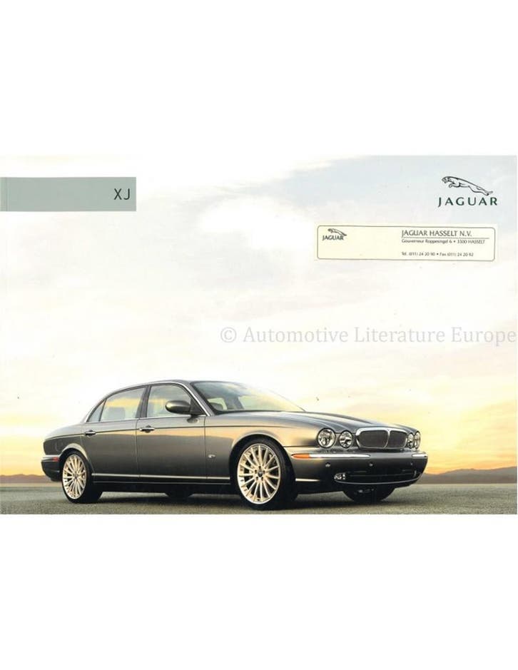 2006 JAGUAR XJ BROCHURE ENGELS, Livres, Autos | Brochures & Magazines, Enlèvement ou Envoi