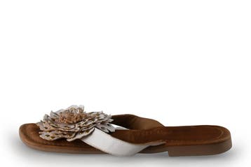 Lazamani Slippers in maat 39 Wit, Slippers, Verzenden, Wit, Lazamani