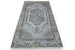 Lichtblauwe vintage - Vloerkleed - 210 cm - 110 cm - met, Huis en Inrichting, Nieuw