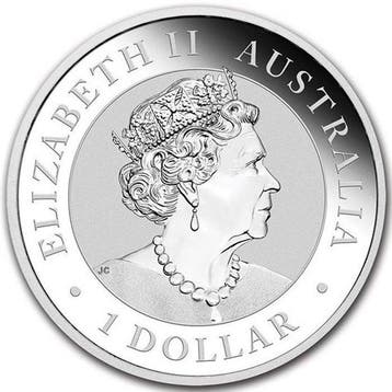 Australië. 1 Dollar 2021 1 oz $1 AUD Australian Silver, Postzegels en Munten