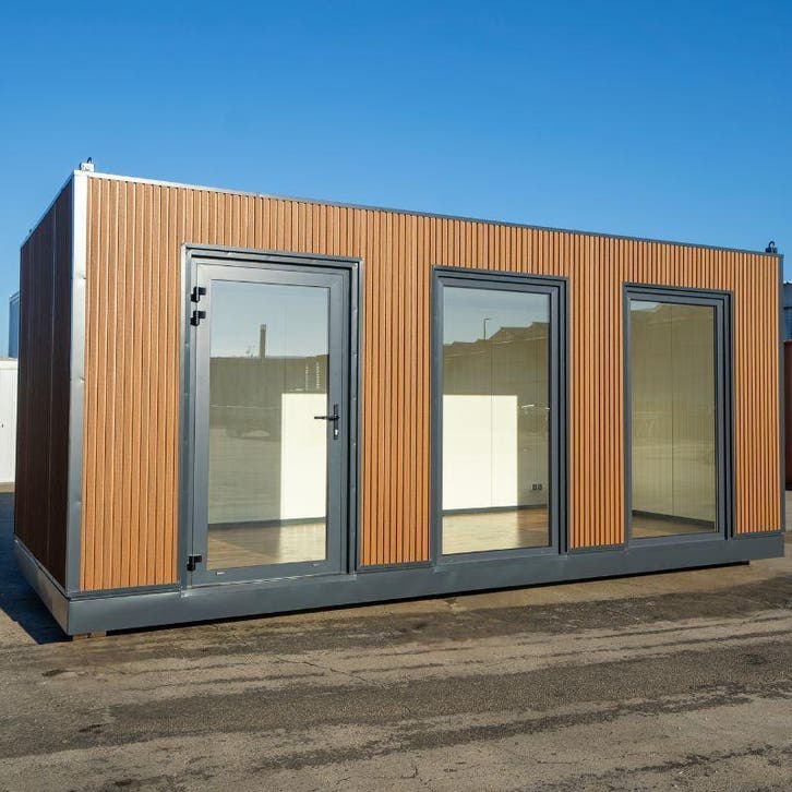 Prefab Kantoorunit: Mooie Werkruimte - Milaan 6x3m - Bekijk!, Zakelijke goederen, Machines en Bouw | Keten en Containers