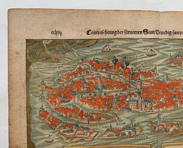Italië - Venetië; Sebastian Münster - Contrafehtung der