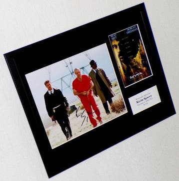 Se7en - Kevin Spacey (John Doe) Premium Framed, signed +, Nieuw