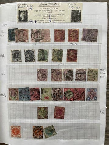 Verenigd Koninkrijk 1854/1982 - Jersey Isle of Man Guernsey, Postzegels en Munten, Gestempeld