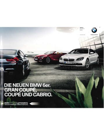 2014 BMW 6 SERIE BROCHURE DUITS, Ophalen of Verzenden, Nieuw