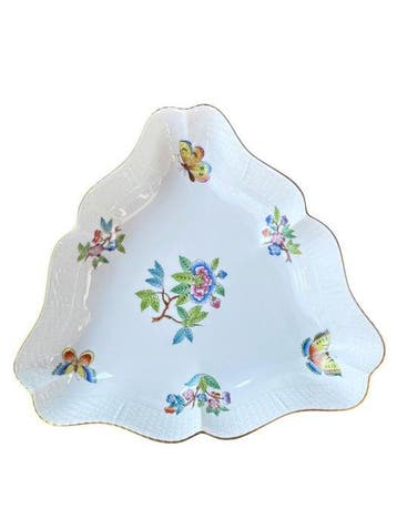 Herend - Kom - Queen Victoria - Porselein - Elegante, Antiquités & Art