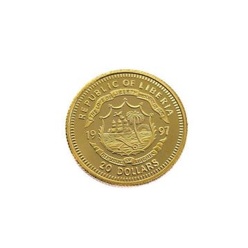 Liberia. 1 Pound 1997 Lady Diana