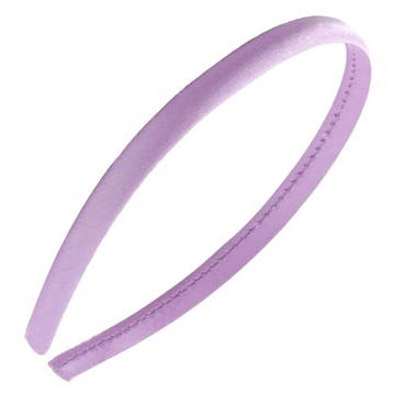 Fako Fashion - Diadeem - Satijn - 10mm - Lichtpaars, Verzenden