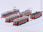 Schaal H0 MB Ringhoffer 5-delige tram set Praag #9243, Overige merken, Gebruikt, Overige typen, Ophalen of Verzenden