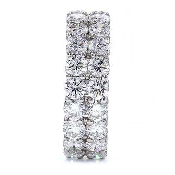 Ring Platina - 5.76ct. tw. Diamant (Lab-grown), Nieuw
