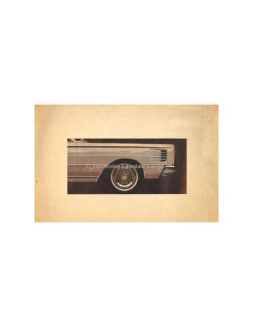1965 MERCURY PROGRAMMA BROCHURE ENGELS, Ophalen of Verzenden, Nieuw