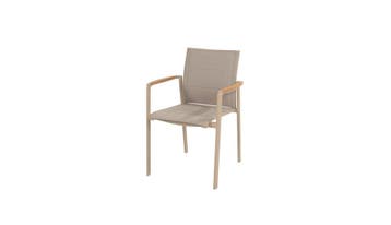 Taste by 4 Seasons Cortina stapelbare tuinstoel latte |