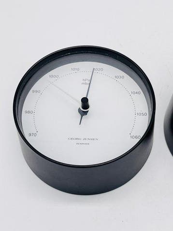 Georg Jensen - Weerstation (2) - Staal - Henning Koppel-set