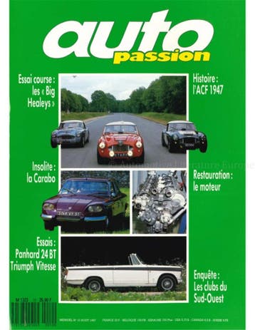 1987 AUTO PASSION TIJDSCHRIFT 10 FRANS