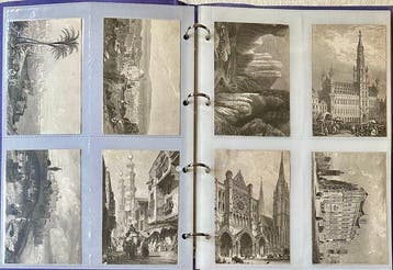 Themacollectie - Antieke gravures van steden en uitzichten, Antiek en Kunst