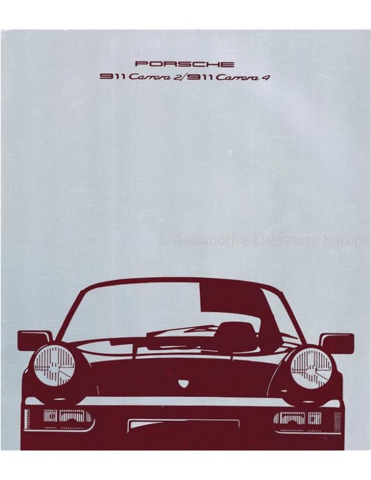1990 PORSCHE 911 CARRERA BROCHURE FRANS, Livres, Autos | Brochures & Magazines, Enlèvement ou Envoi