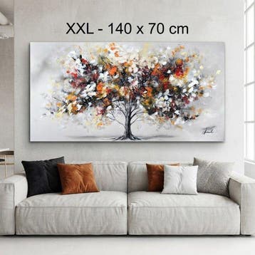 Monika Spiewak - Tree - Oil Painting Stretched On The Frame