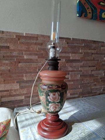 Lampe de table - Céramique, Métal, Verre