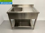 RVS Spoeltafel spoelbak 100 x 70 cm Horeca, Zakelijke goederen, Ophalen of Verzenden, Nieuw in verpakking