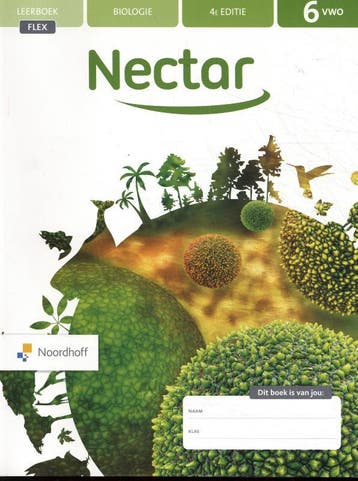6 vwo biologie flex / Nectar / Leerboek 9789001736026, Verzenden, Zo goed als nieuw, Jan Bijsterbosch