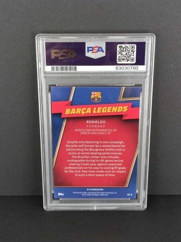 2022/23 - Topps - Chrome FCB - Ronaldo Nazario Barça Legends, Verzamelen, Nieuw