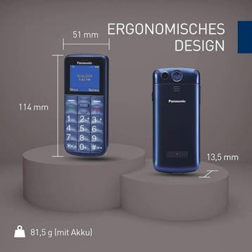 Panasonic KX-TU110EXC Eenvoudige Mobiele Telefoon voor Se..., Télécoms, Ophalen of Verzenden