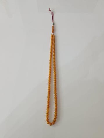 Chapelet - Ambre - 1970-1980 - Chapelet de perles de prière