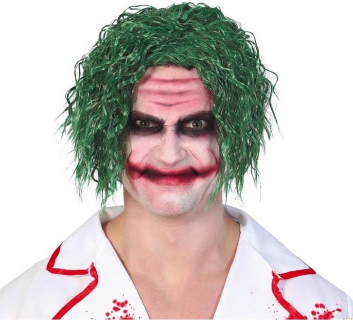 Halloween Pruik Joker Groen, Hobby & Loisirs créatifs, Articles de fête, Envoi