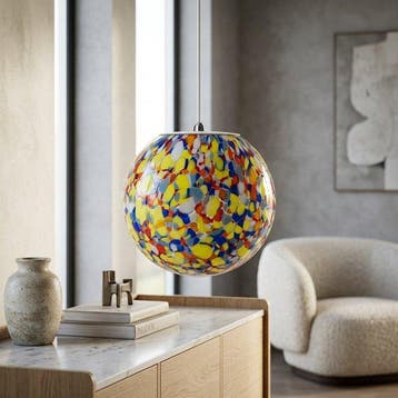 Plafondlamp - Glas - Hanglamp D20 – Geen reserveprijs.