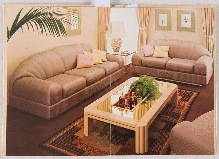 Maison Jansen - Alain Delon - Sofa (2) - Zijde, Maison & Meubles, Maison & Meubles | Autre