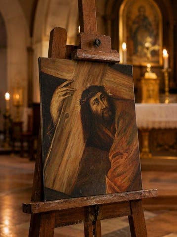 École de Séville (XX) - Le Christ portant la croix