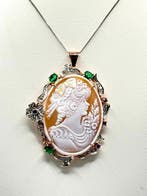 Zonder minimumprijs - Ketting met hanger - 9 kt. Zilver,