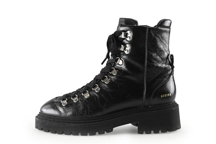 Nubikk Veterboots in maat 39 Zwart, Kleding | Dames, Schoenen, Zwart, Gedragen, Overige typen, Verzenden