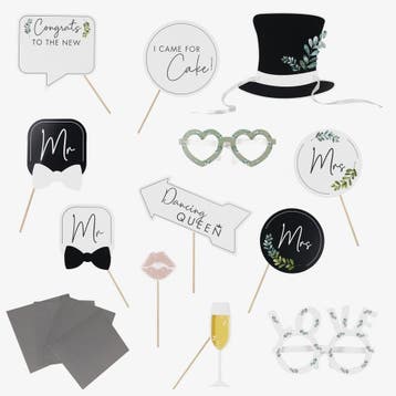 Bruiloft Photobooth Props 13st, Verzenden, Nieuw