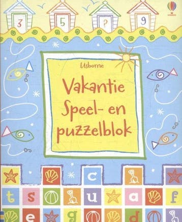Vakantie speel - puzzelblok, Verzenden, Nieuw