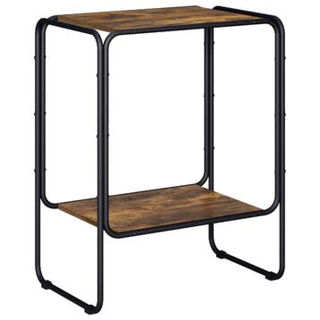 vidaXL Dressoir Gerookt eiken 60 x 38 x 75 cm Bewerkt hout, Verzenden, Nieuw