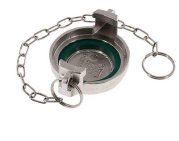 Bouchon en acier inoxydable DN 50 pour camion-citerne (TW), Verzenden