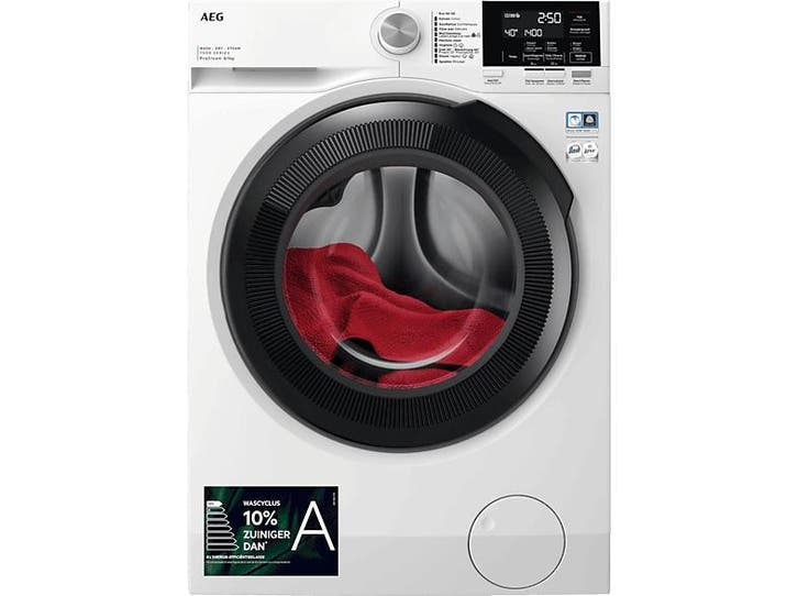 AEG - Wasmachine Voorlader - 8 kg - Wit, Elektronische apparatuur, Wasmachines, 95 cm of meer, 1600 toeren of meer, Voorlader