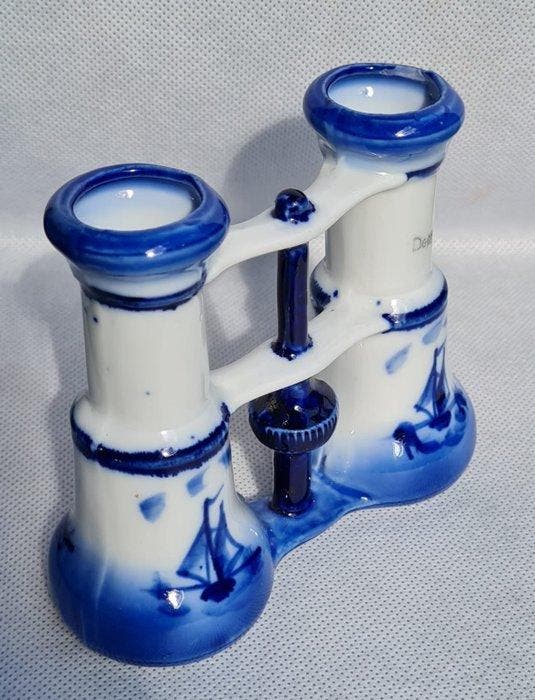 Vaas - Keramiek - Delftse windmolen, Antiek en Kunst, Curiosa en Brocante
