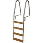 Zwemtrap Steiger Rvs 4 Treden, Watersport en Boten, Bootonderdelen, Ophalen of Verzenden, Nieuw